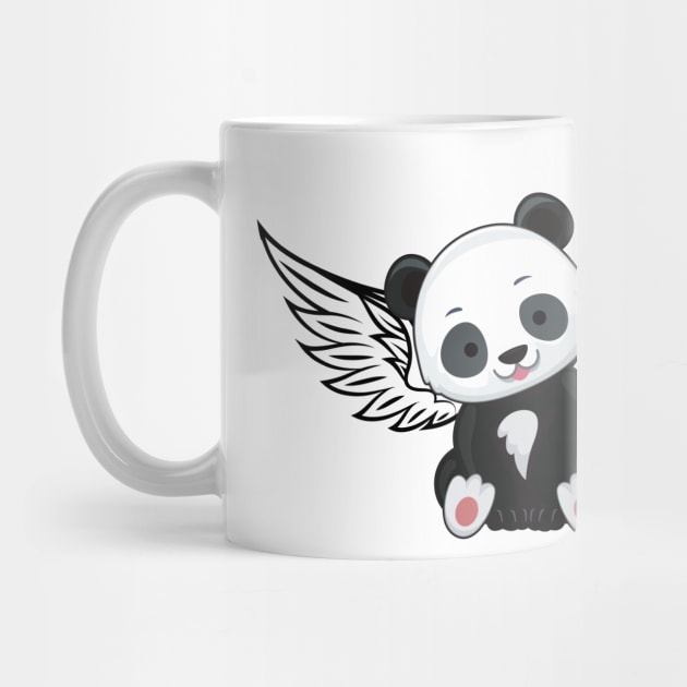 Panda Angel by m-laP